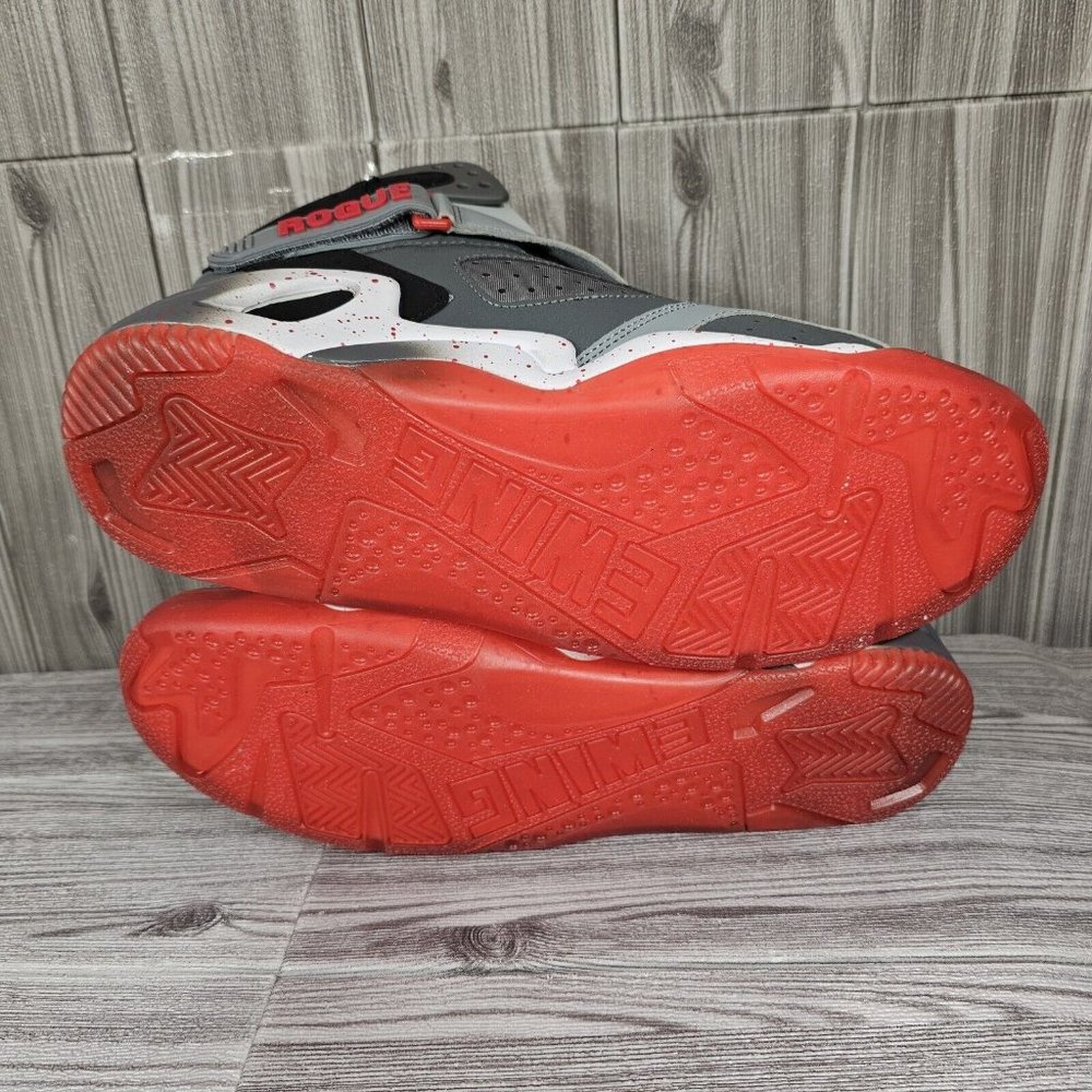 PATRICK EWING Rogue x ONYX Grey 3M Black Red Basketball Shoes Men's Size 9 NEW - Picture 8 of 16
